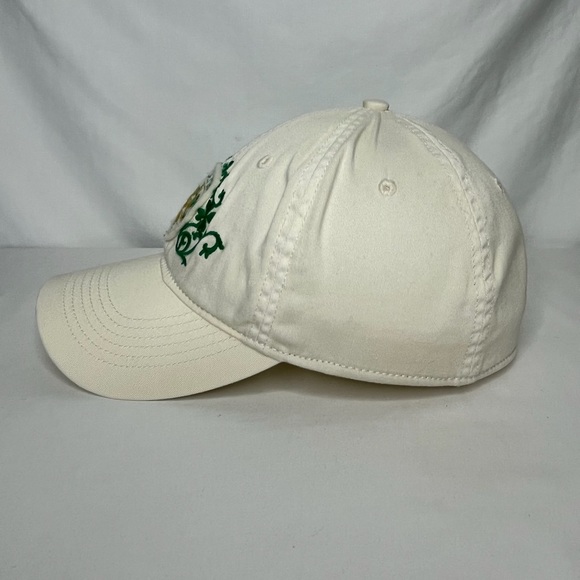 Cream Colored Ireland Embroidered Baseball Hat. - Picture 9 of 10